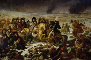 Napoleon na polu bitwy pod Eylau, 9 lutego 1807, 1808